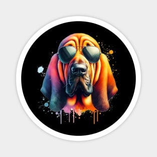Cool Bloodhound Dog Magnet